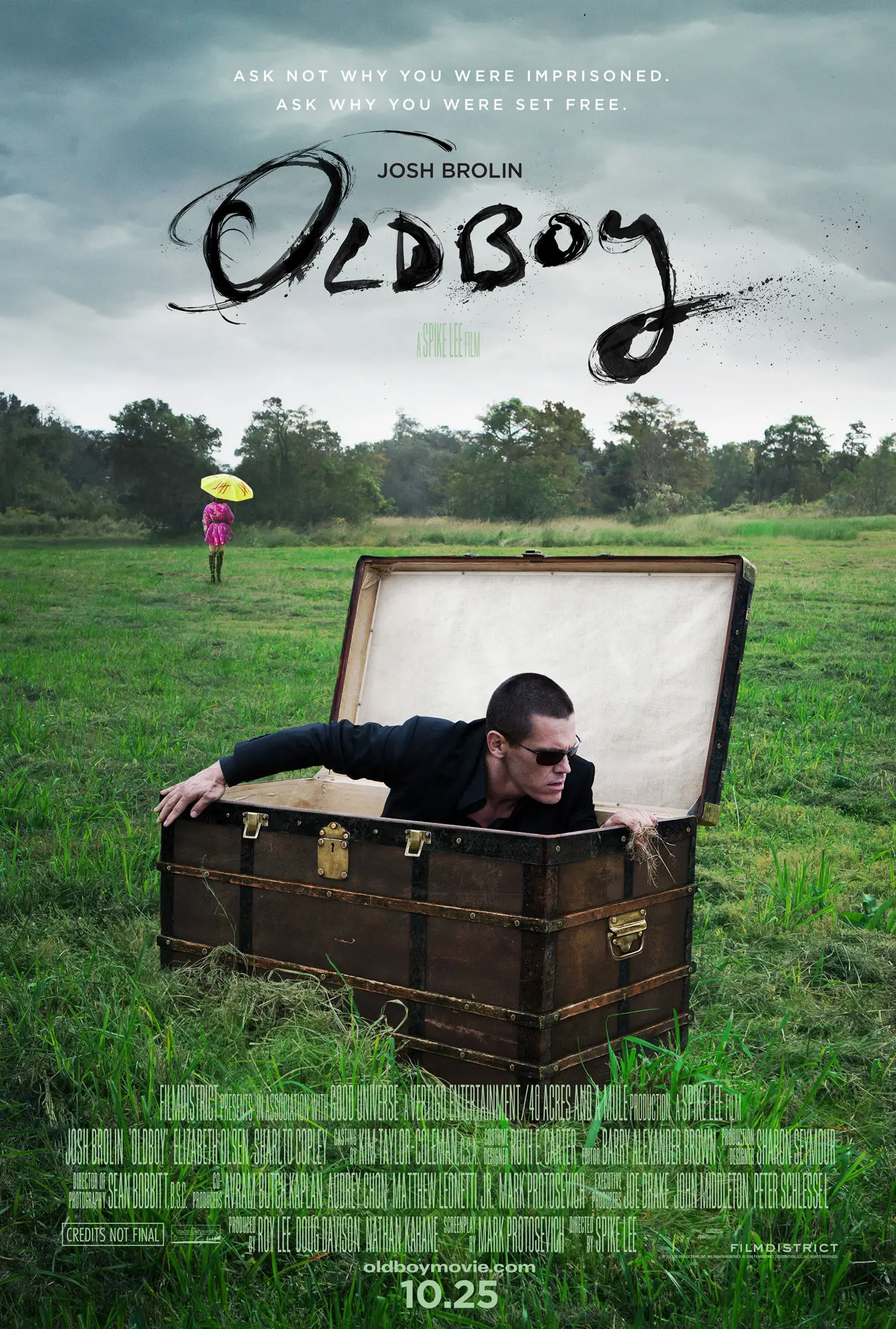 Une affiche étrange pour le remake de Old Boy par Spike Lee