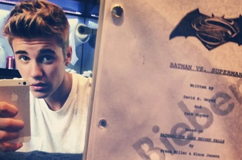 Justin Bieber dans Batman VS. Superman ?