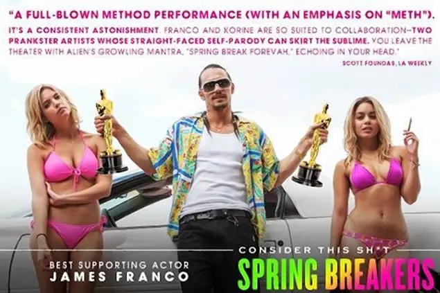 L’étonnante campagne de James Franco pour les Oscars