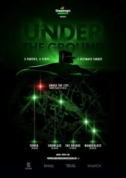 Agenda : #Undertheground, le mystérieux projet de Green Room Session