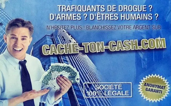 “Cache ton cash”, le service de blanchiment d’argent en ligne