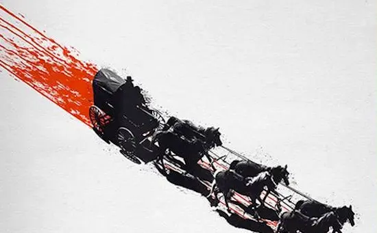 Quentin Tarantino : la première affiche sanglante de The Hateful Eight