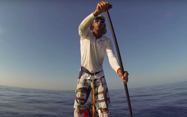 Nicolas Jarossay, le Français qui voulait traverser l’Atlantique en Stand Up Paddle