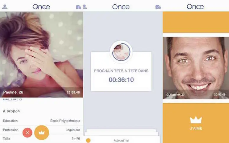 Once, l’appli de slow dating qui veut concurrencer Tinder