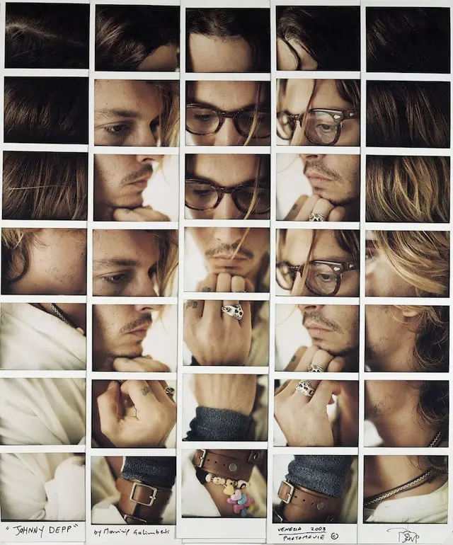 Photo : Maurizio Galimberti et son patchwork de Polaroid