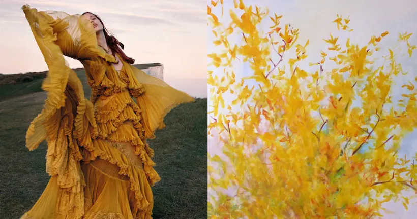 Where I See Fashion, un Tumblr de diptyques qui confrontent mode, nature et art