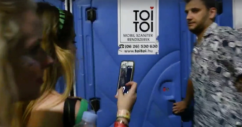 Cette année, les toilettes du Sziget Festival cachaient une rave secrète