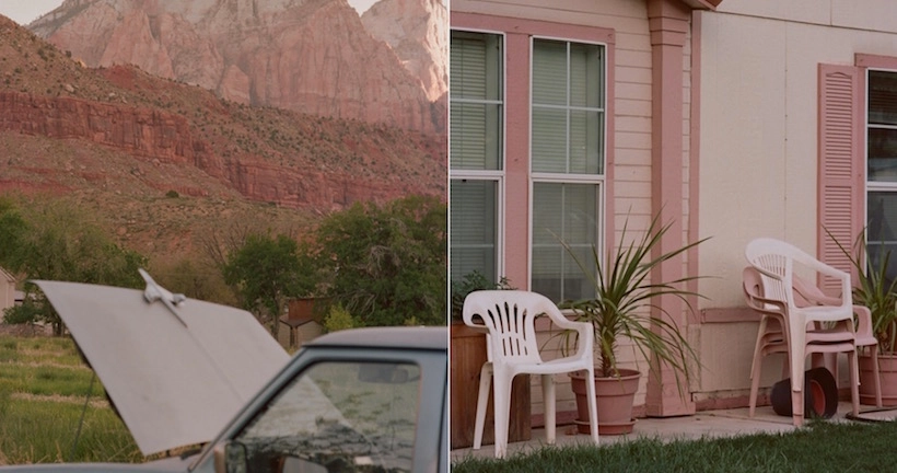 Cette série photo nous embarque dans un doux road trip américain