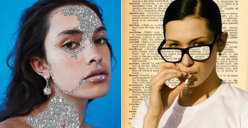 Des livres, des femmes et des paillettes : découvrez les collages glamour de Kelly Maker