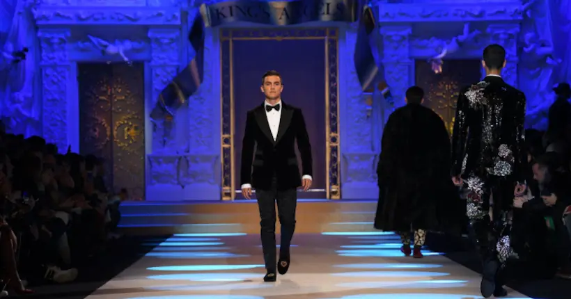 Paulo Dybala a défilé à l’occasion de la Fashion Week de Milan