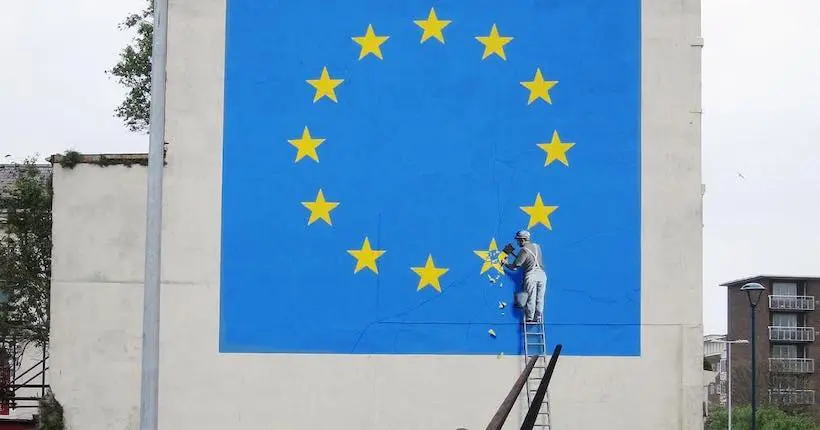 Au grand dam de Banksy, sa fresque anti-Brexit a été recouverte