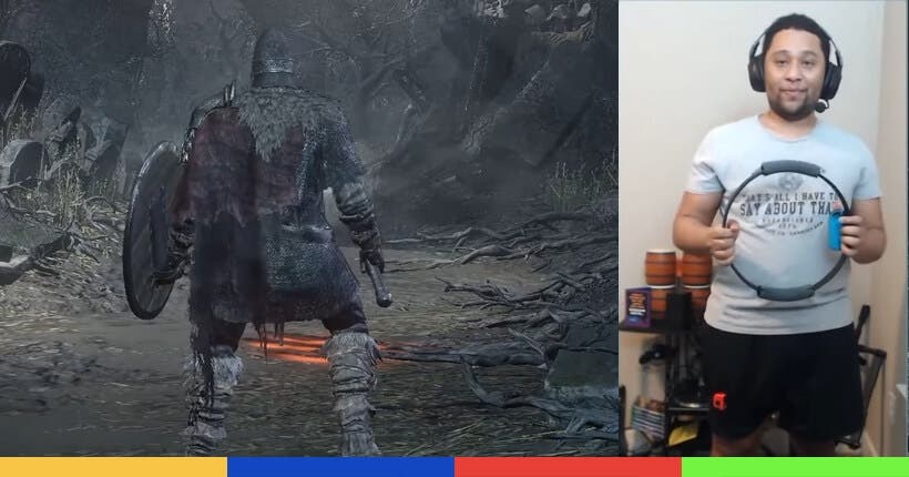 No pain, no gain : il termine Dark Souls III avec l’accessoire Ring Fit