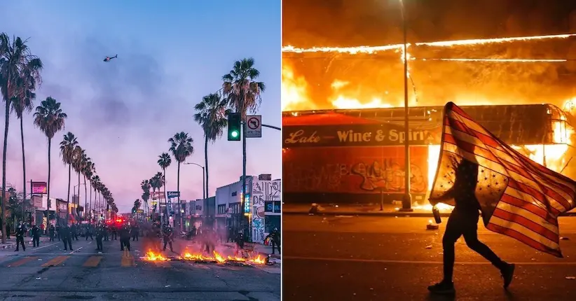 En images : après la mort tragique de George Floyd, les manifestations se poursuivent