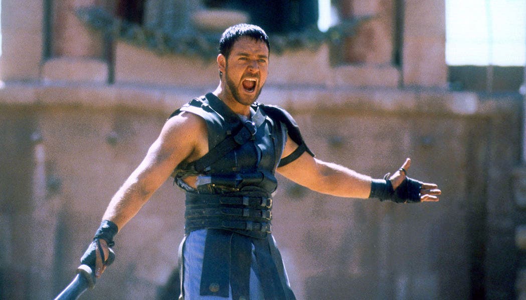 <p>GLADIATOR<br />
DE RIDLEY SCOTT<br />
RUSSELL CROWE</p>
