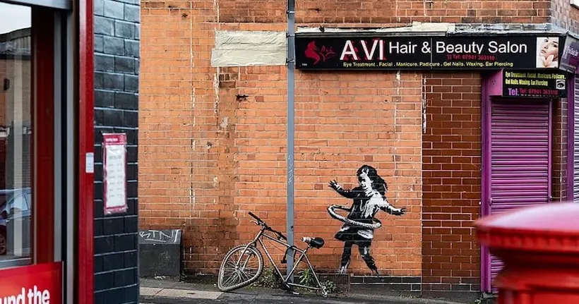 Banksy signe une nouvelle œuvre candide et amusante