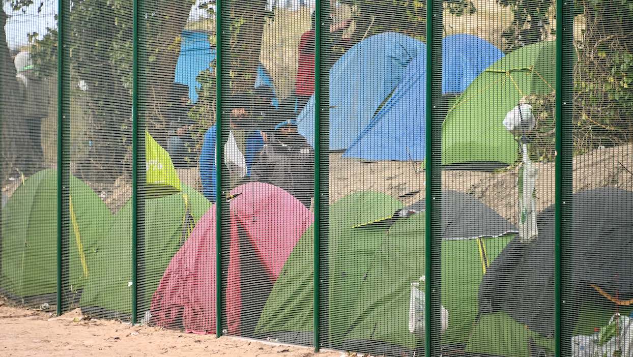 <p>Calais, le 3 avril 2020. ©  DENIS CHARLET / AFP</p>
