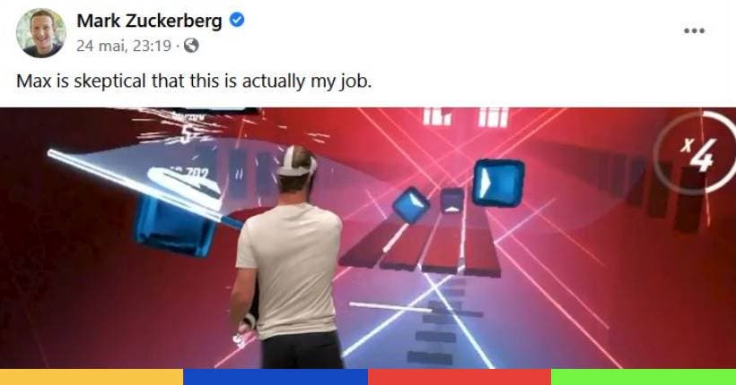 Mark Zuckerberg essaie d’être cool sur Facebook et c’est plutôt chelou