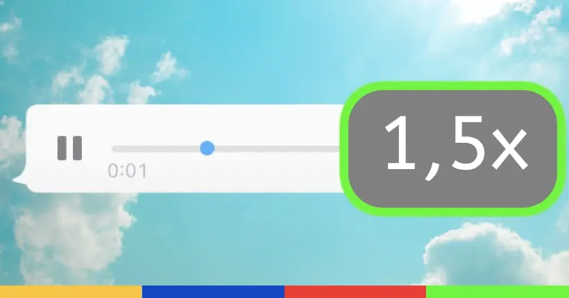 On va enfin pouvoir accélérer la vitesse des vocaux relous sur WhatsApp
