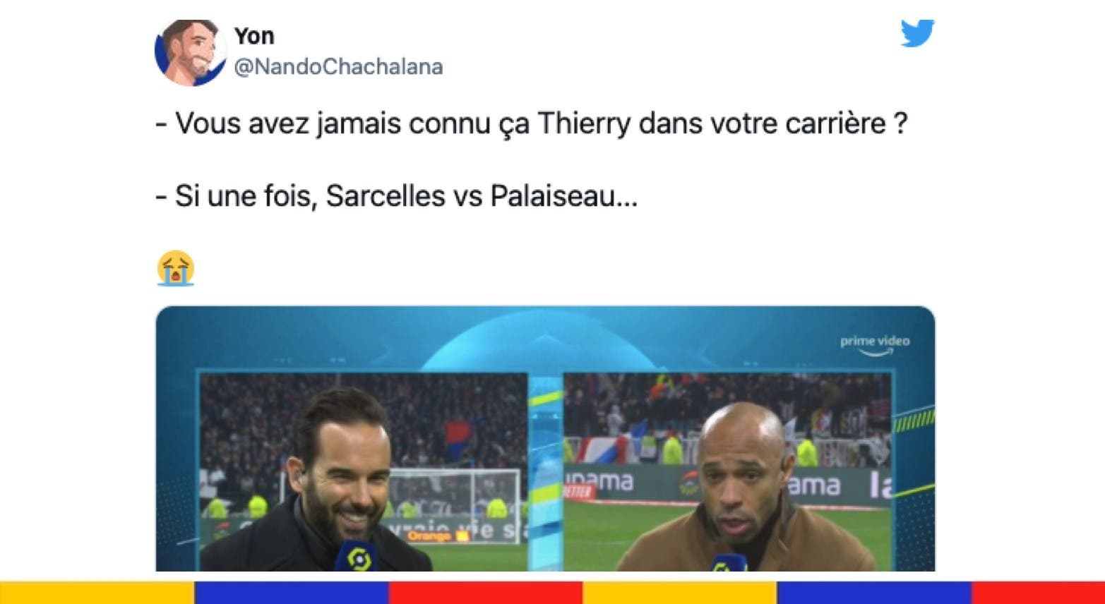 Le grand n’importe quoi des réseaux sociaux : “meublage” de Prime Vidéo pendant l’arrêt de OL-OM