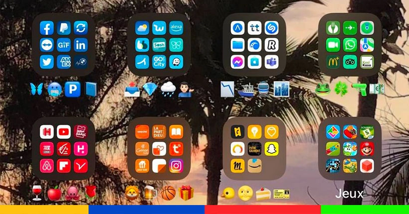 On a discuté avec une personne saine d’esprit qui trie ses applis par couleur