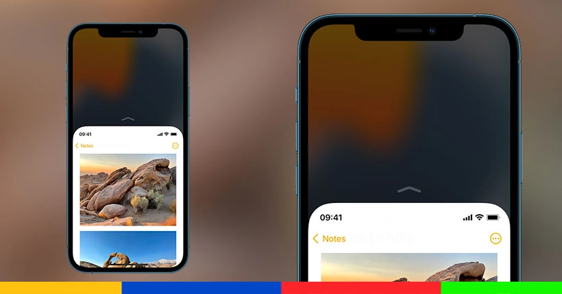 Pourquoi l’écran de l’iPhone glisse-t-il parfois vers le bas ?