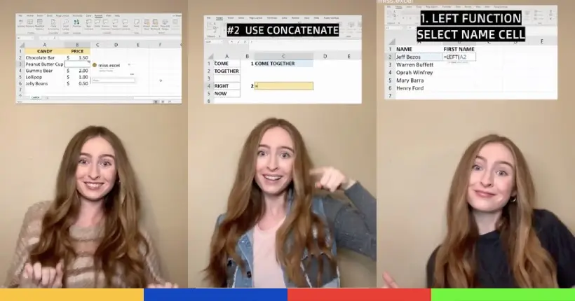 Le logiciel Excel vous fait souffrir ? La tiktokeuse et influenceuse Miss Excel va vous sauver la vie