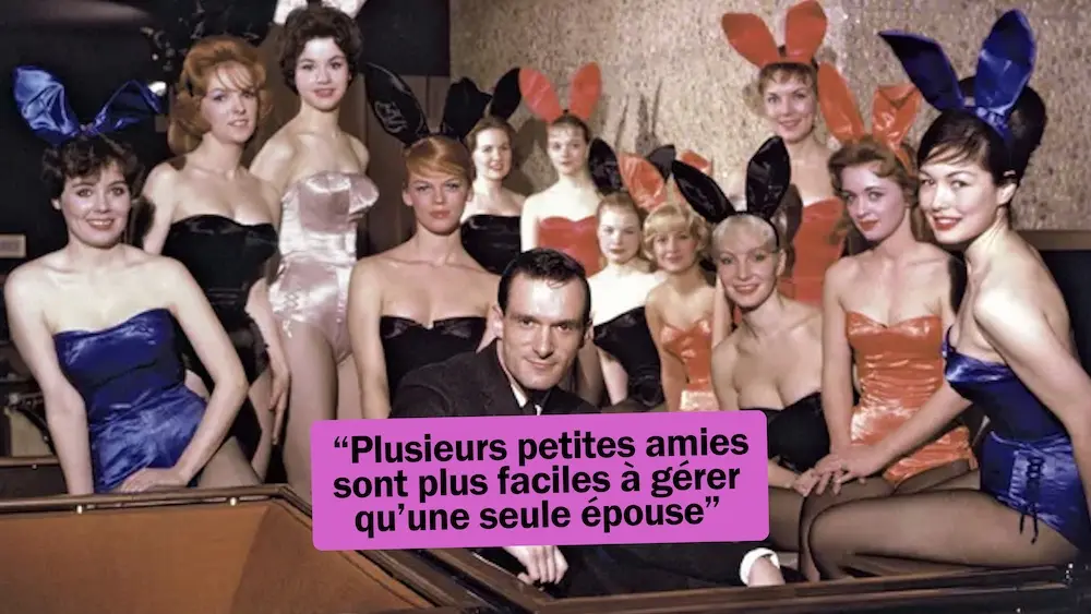 Maqué, célib ou dans une relation libre, le boss de Playboy pourrait vous inspirer