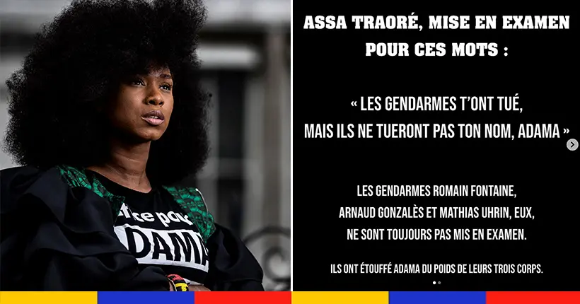 Assa Traoré à nouveau mise en examen “suite à une plainte des gendarmes pour diffamation”