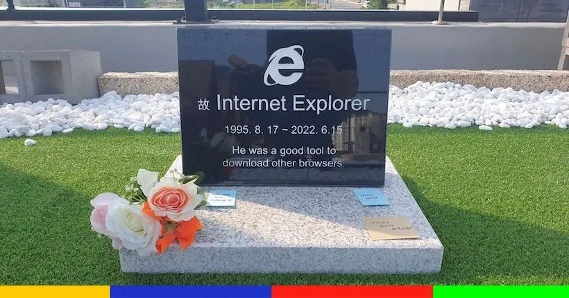 Un ingénieur sud-coréen érige une tombe en mémoire d’Internet Explorer