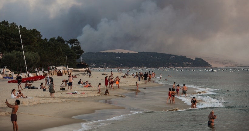 Incendies en Gironde : les fumées ont atteint Bordeaux cette nuit