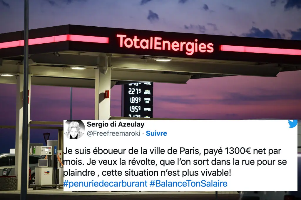 Pénurie de carburant : #BalanceTonSalaire, le hashtag en soutien aux grévistes
