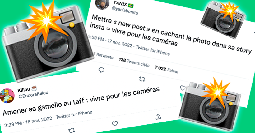 Les twittos te disent si tu vis pour les caméras (et il y a de grandes chances que oui)