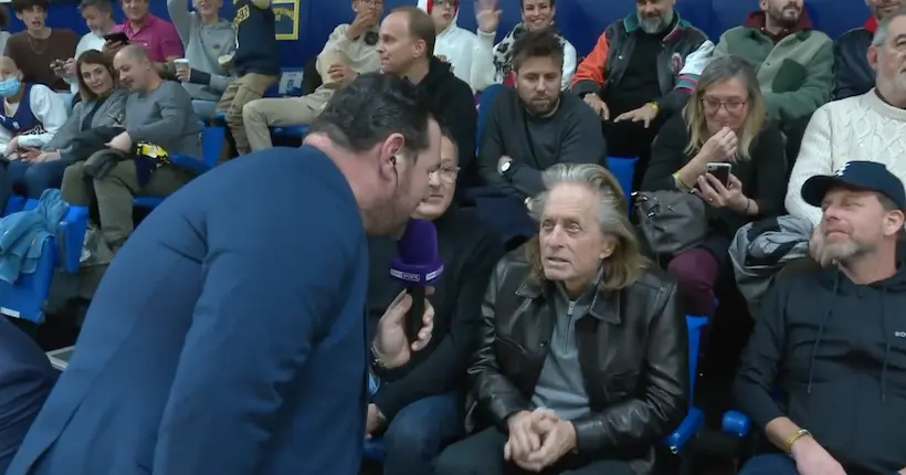 L’acteur américain Michael Douglas était à Paris… pour voir le basketteur Victor Wembanyama (dont il est super fan)