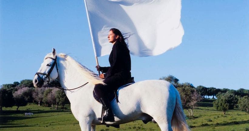 <p>Marina Abramović/Courtesy of the Marina Abramovic Archives/ADAGP, Paris 2022/MAMC+</p>
