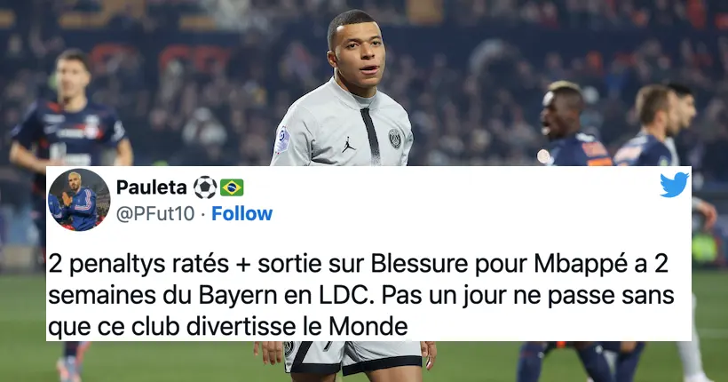 Kylian Mbappé se blesse, le PSG (re)gagne et l’OM joue le titre : le grand n’importe quoi des réseaux sociaux